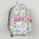 BA0176 toddler backpack flowers girl gift back to school preschool bag