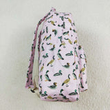 BA0203 toddler backpack mallard baby girl gift preschool bag