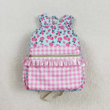 BA0217  toddler backpack  baby roses print baby  gift preschool bag