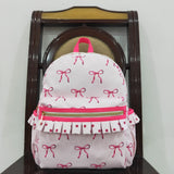 BA0233 toddler backpack Bow print print baby  gift preschool bag