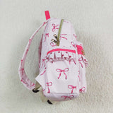 BA0233 toddler backpack Bow print print baby  gift preschool bag