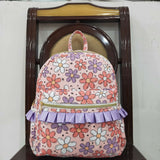 BA0240  toddler backpack flower print baby  gift preschool bag