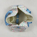 BA0292  Tote bag Floral print bag handbag