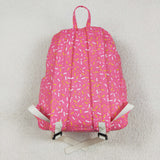 BA0300   toddler backpack pink baby  gift preschool bag