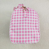 BA0302 Tote bag Pink gingham bag handbag
