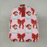BA0306   Tote bag santa print girls Christmas bag handbag