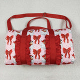BA0306   Tote bag santa print girls Christmas bag handbag