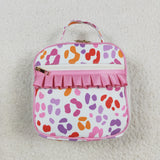 BA0309  baby bag leopard print baby girl lunch box  bag