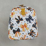 BA0314   Tote bag bows print girls bag helloween handbag