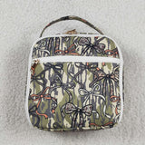 BA0393   baby bag bows print baby girl  lunch box  bag