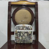 BA0393   baby bag bows print baby girl  lunch box  bag