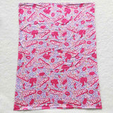 Baby Girl Barbie Pink Leopard Blanket