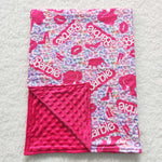 Baby Girl Barbie Pink Leopard Blanket