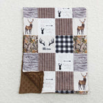 BL0104 baby newborn hunting elk blanket