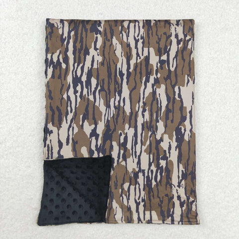 BL0147 baby blanket camouflage blanket minky blanket