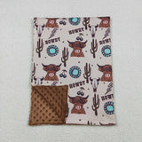 BL0153   baby blanket howdy blanket minky blanket