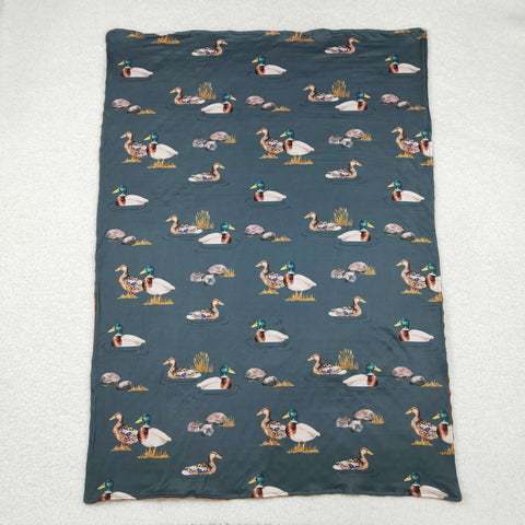 BL0186  baby blanket mallard baby minky blanket