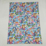 BL0192  baby blanket  cartoon dog baby minky blanket