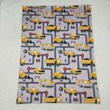 BL0199  baby newborn truck baby boy blanket