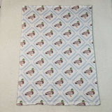 BL0213   baby blanket mallard print baby boy blanket