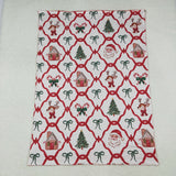 BL0219   baby blanket  santa print baby girl blanket