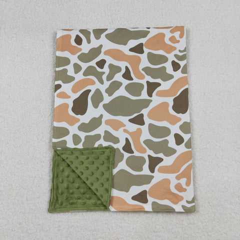 BL0223 baby blanket camo print baby blanket