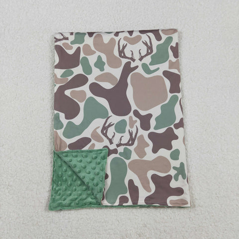 BL0226 baby blanket hunting camo print baby blanket