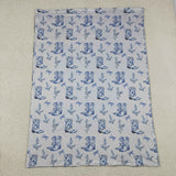 BL0229 baby blanket bows print baby girl blanket
