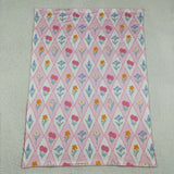 BL0233  baby cartoon flower  print baby blanket