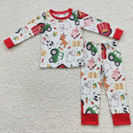 Little boys farm long sleeve lounge set