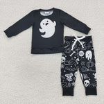 BLP0255 Little boy halloween ghost spooky season black outfit-promotion 2024.8.31