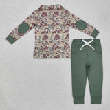 BLP0491   toddler boy clothes green camo boy winter outfit