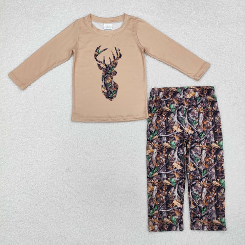 BLP0615    toddler boy clothes deer boy hunting winter set