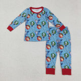 RTS kids matching clothing cartoon dog print clothing boy christmas winter clothing-2025.9.5