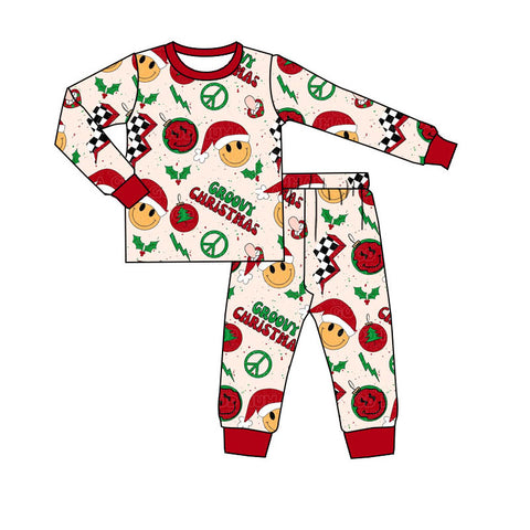 BLP0651 pre-order  toddler boy clothes smile boy christmas winter set-2024.7.22