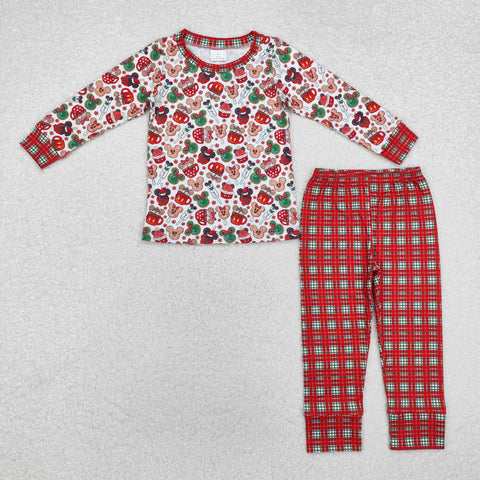 BLP0695  toddler boy clothes cartoon mouse  boy christmas winter set