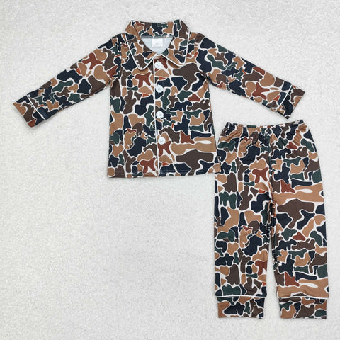 BLP0704  toddler boy clothes camouflage boy winter set