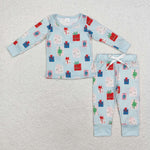 BLP0716 Bamboo toddler boy clothes gifts boy christmas winter set