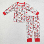 BLP0721   toddler boy clothes cartoon dog boy christmas winter set