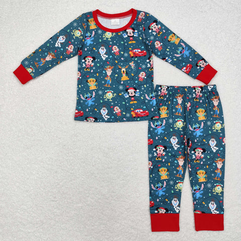 BLP0747 baby clothes cartoon mouse  toddler boy christmas winter set