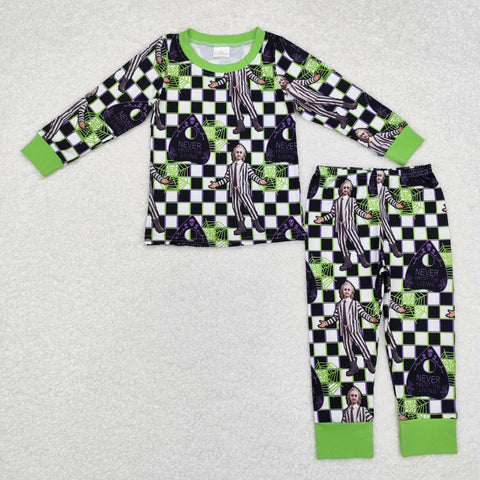 BLP0801  toddler  boy clothes joker boy halloween pajamas set