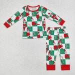 BLP0875 Bamboo  toddler boy clothes  boy winter christmas set