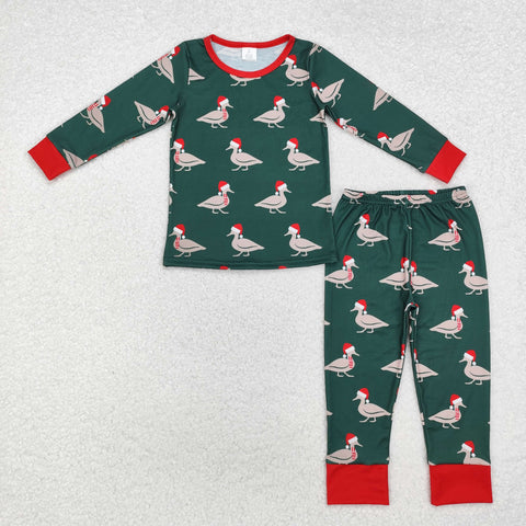 BLP0903 Bamboo toddler boy clothes mallard boy winter christmas clothes set