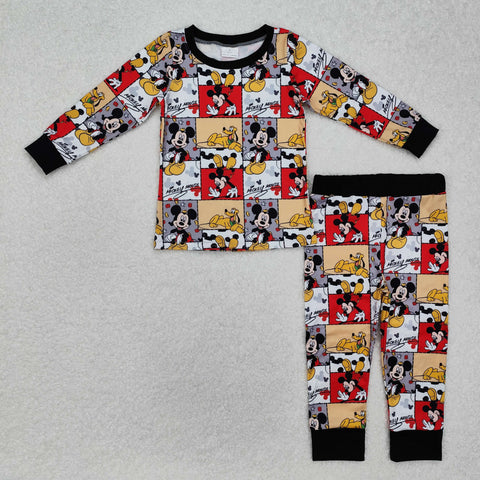 BLP1058  toddler boy clothes cartoon mouse boy winter set