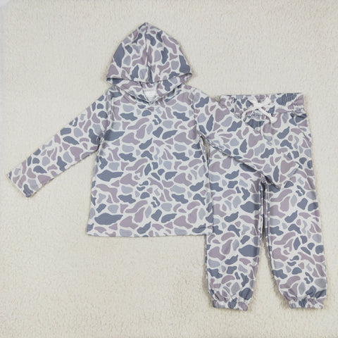 BLP1062   toddler boy clothes grey camo boy winter set