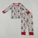RTS kids matching clothing cartoon print clothing boy christmas winter pajamas clothing-2025.10.14