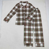 RTS toddler clothes matching gingham print clothing  mama kids christmas clothes-2025.11.17