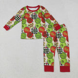 RTS kids matching clothing cartoon print clothing baby christmas winter clothing-2025.10.11