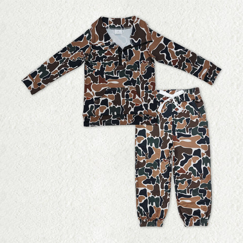 BLP1318  toddler boy clothes camo boy winter outfit