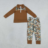 BLP1447  toddler boy clothes hunting camo print boy winter outfit